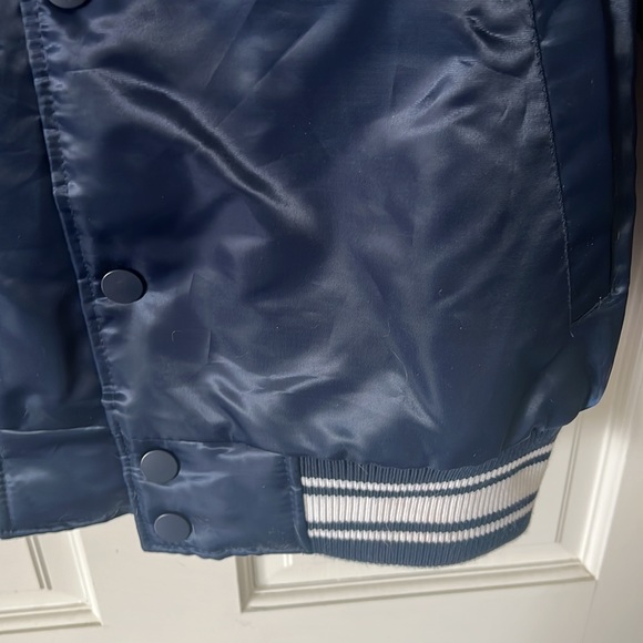 Starter Seattle Seahawks varsity navy snap jacket (size M) - Picture 2 of 7
